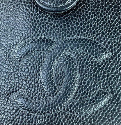 Authentic Chanel Caviar Timeless CC French Wallet