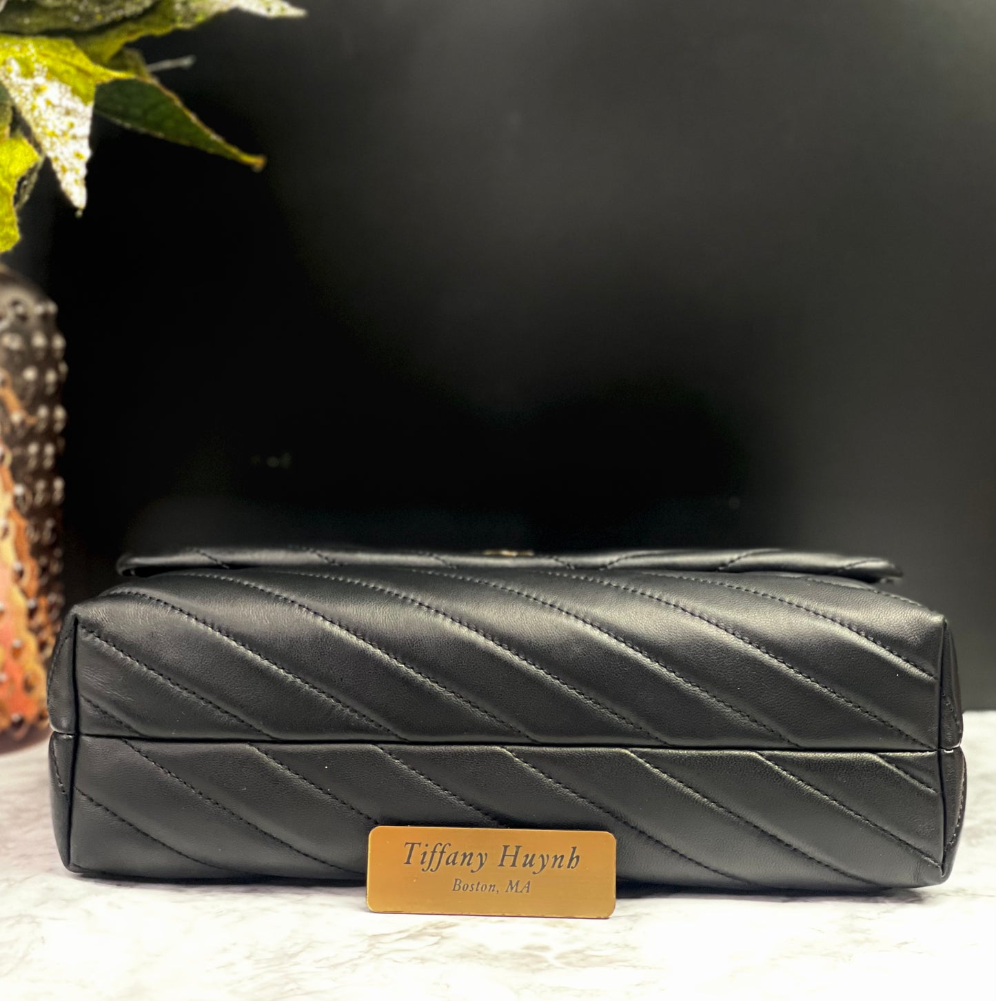Authentic Tory Burch Kira Chevron Convertible Shoulder Bag