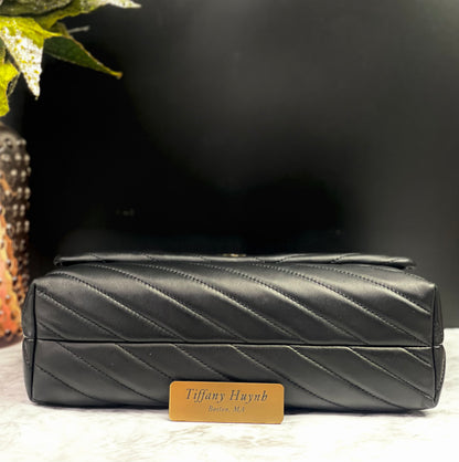 Authentic Tory Burch Kira Chevron Convertible Shoulder Bag