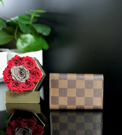 Authentic Louis Vuitton Damier Ebene 6 Key Holder