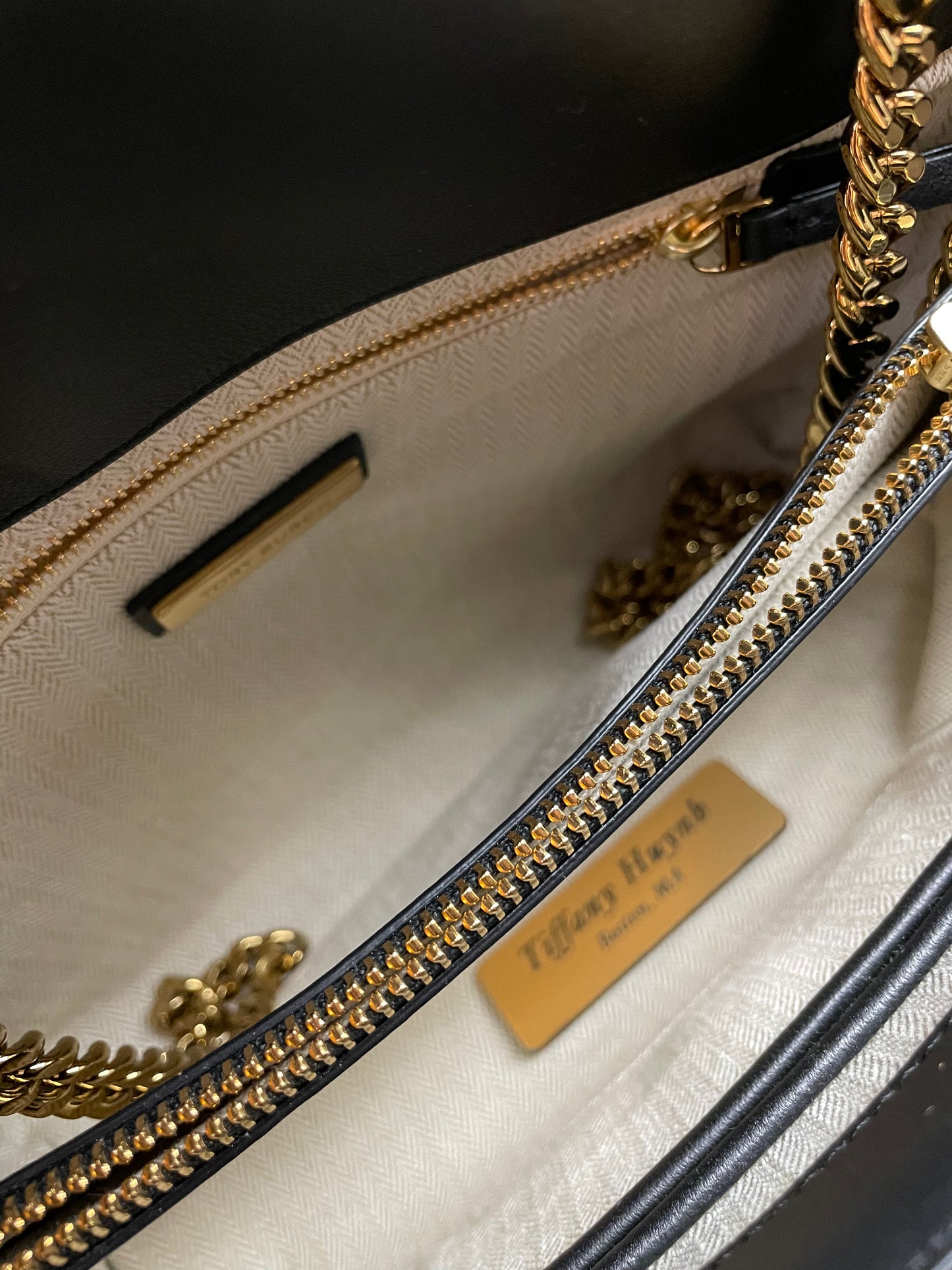 Authentic Tory Burch Kira Chevron Convertible Shoulder Bag