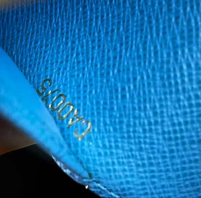 Authentic Louis Vuitton Monogram Koala Agenda PM – Blue Interior