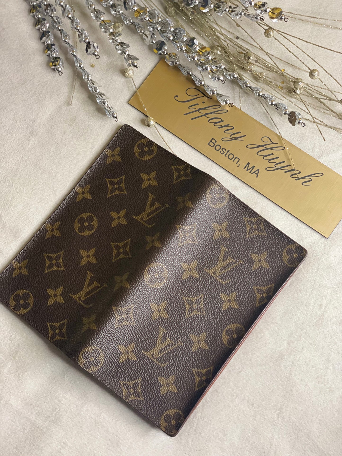 Authentic Louis Vuitton Monogram Porte-Cartes / Credit Yen Checkbook Wallet