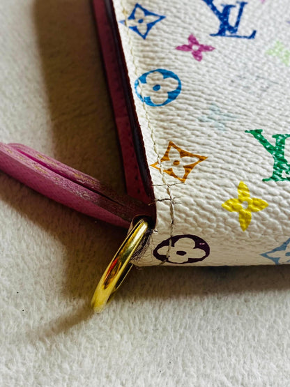 Authentic Louis Vuitton Monogram Multicolore Insolite Wallet – Blanc