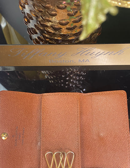 Authentic Louis Vuitton Monogram Multiclés 4 Key Holder