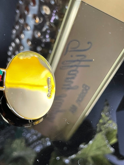 Authentic Gucci Medallion Keychain & Bag Charm