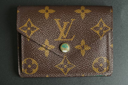 Authentic Louis Vuitton Monogram Wallet – Green Interior