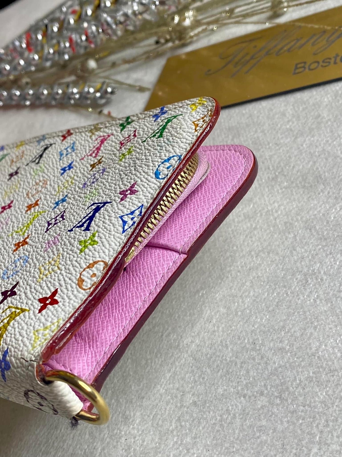 Authentic Louis Vuitton Monogram Multicolore Insolite Wallet – Blanc