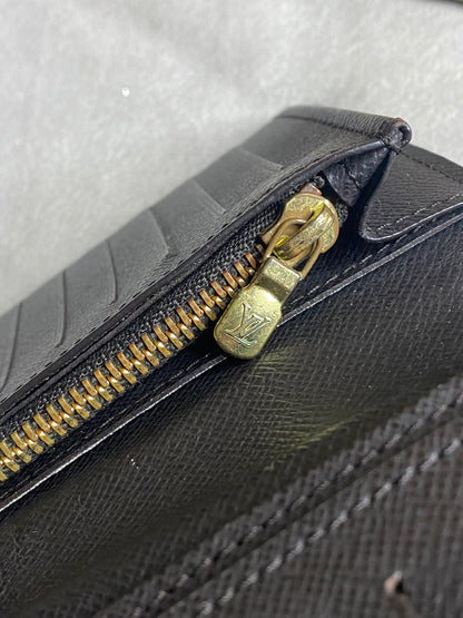 Authentic Louis Vuitton Damier Ebene Brazza Wallet
