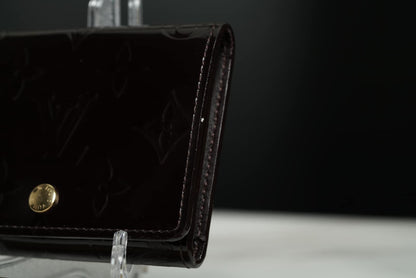 Authentic Louis Vuitton Vernis Business Card Holder Amarante