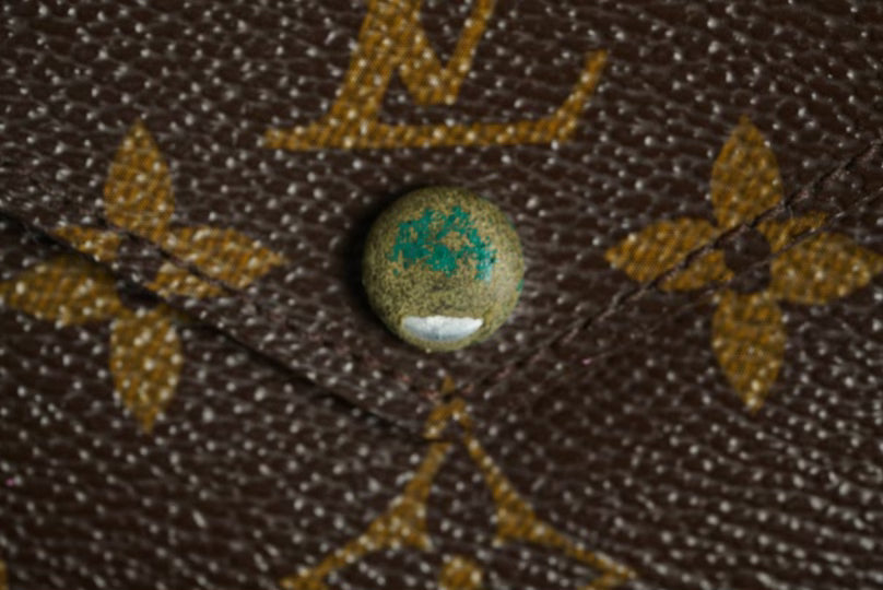 Authentic Louis Vuitton Monogram Wallet – Green Interior