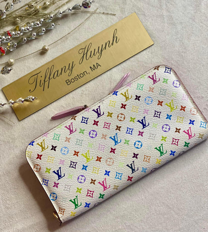 Authentic Louis Vuitton Monogram Multicolore Insolite Wallet – Blanc