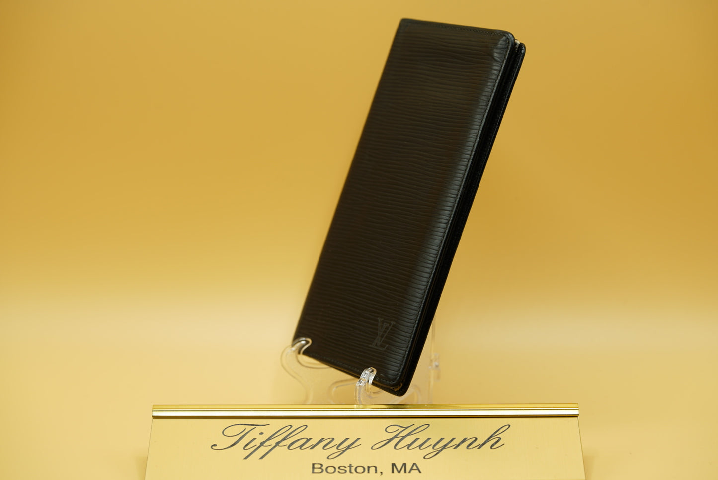 Louis Vuitton Epi Leather Checkbook Wallet – Noir