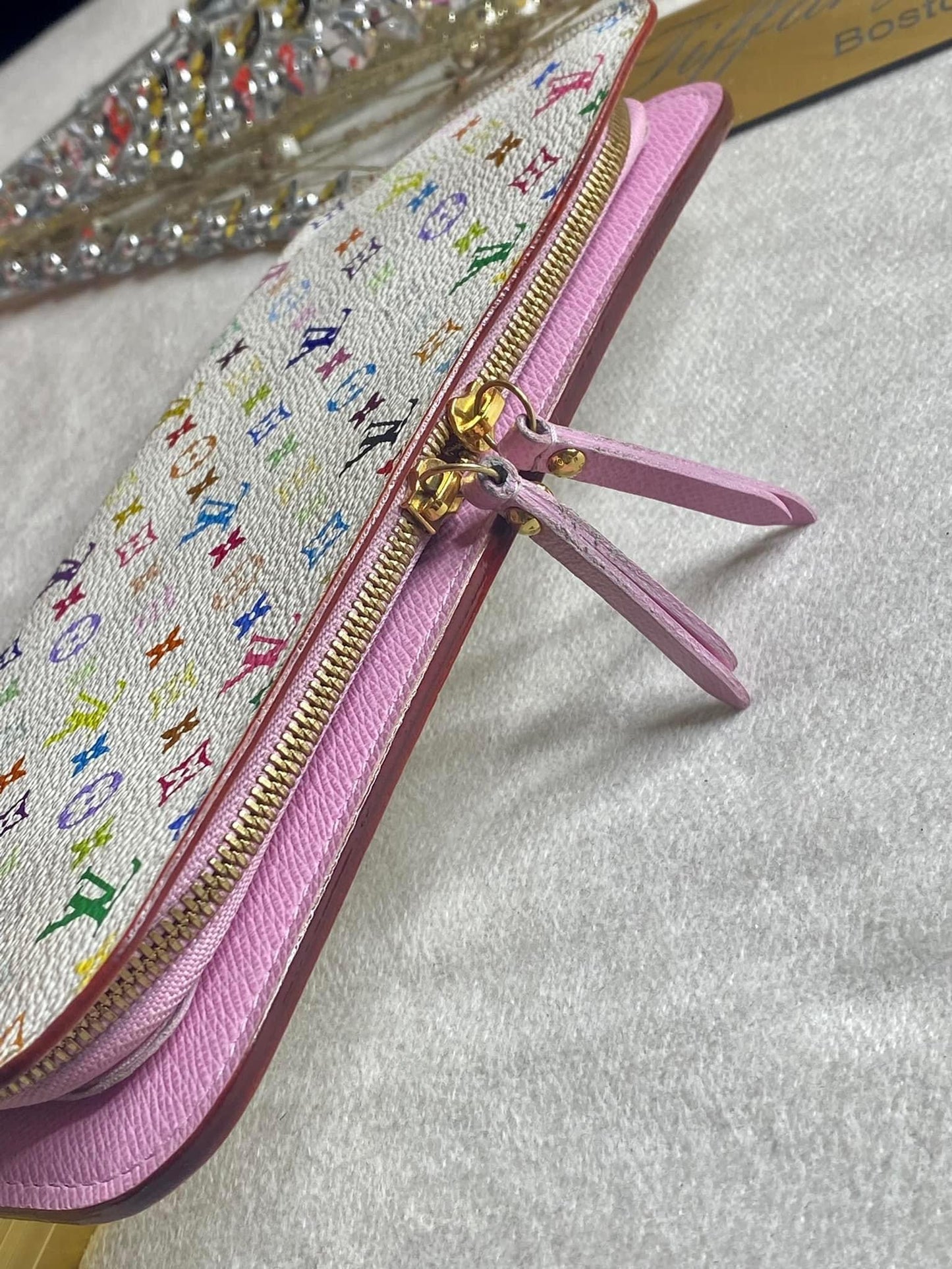 Authentic Louis Vuitton Monogram Multicolore Insolite Wallet – Blanc
