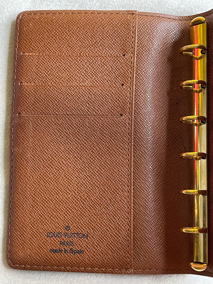 Authentic Louis Vuitton Monogram Agenda PM