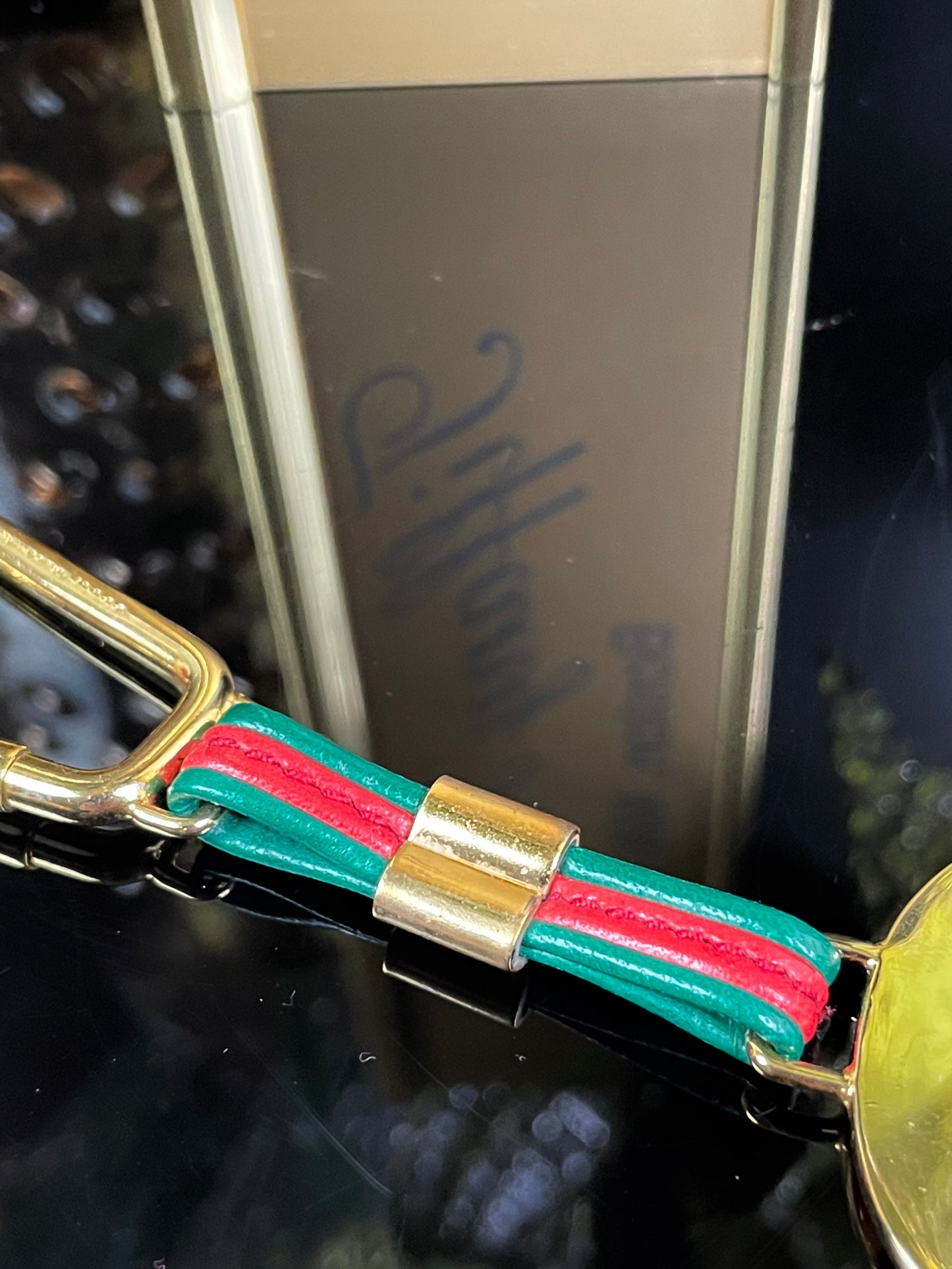 Authentic Gucci Medallion Keychain & Bag Charm