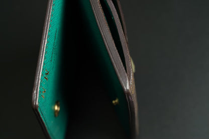Authentic Louis Vuitton Monogram Wallet – Green Interior