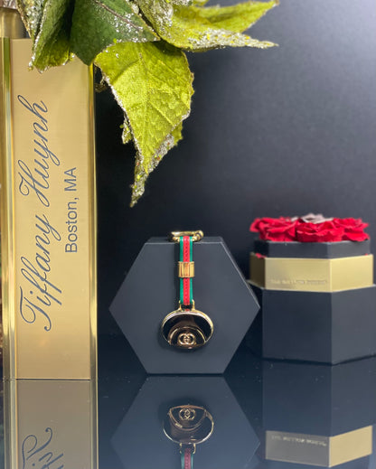 Authentic Gucci Medallion Keychain & Bag Charm