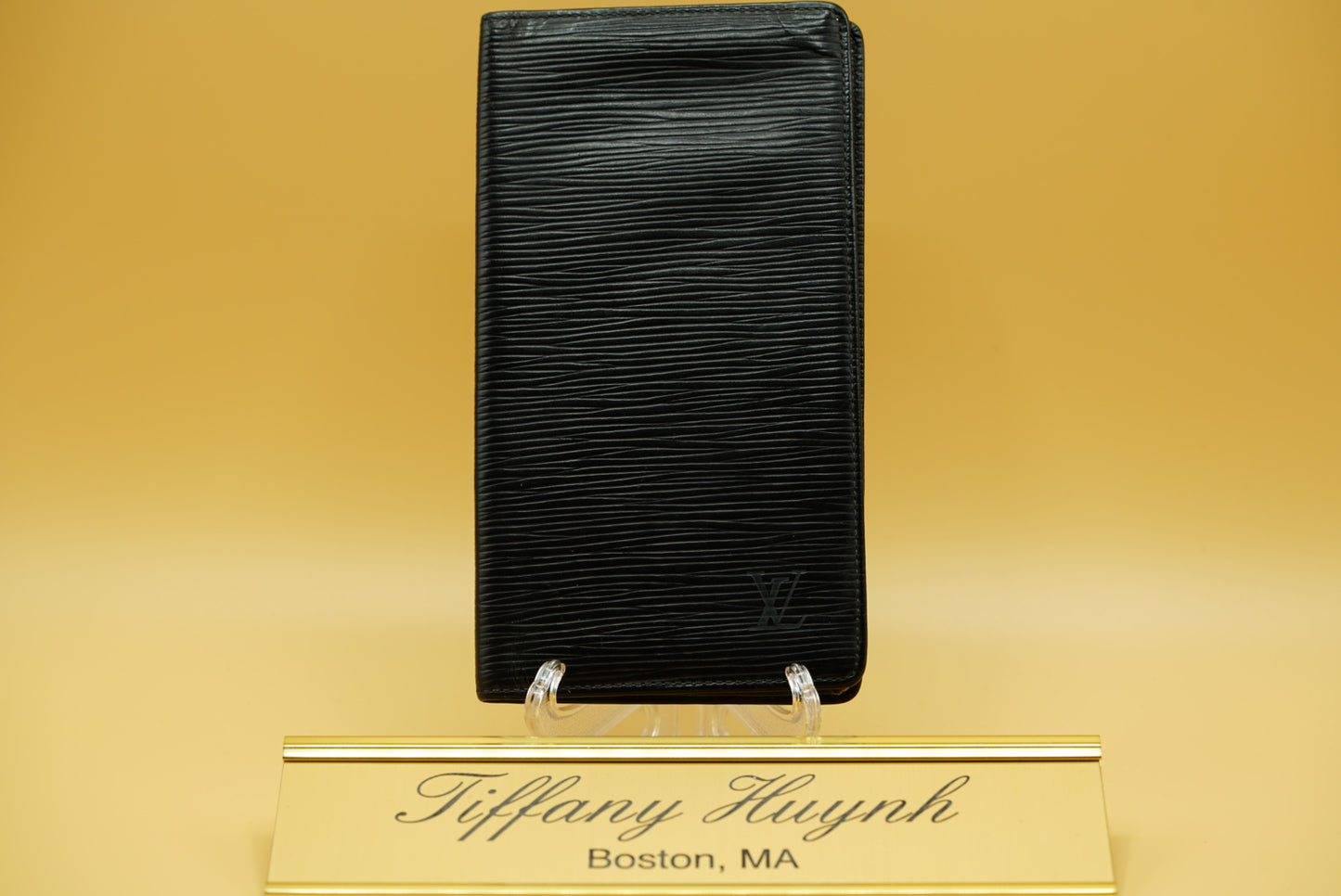 Louis Vuitton Epi Leather Checkbook Wallet – Noir