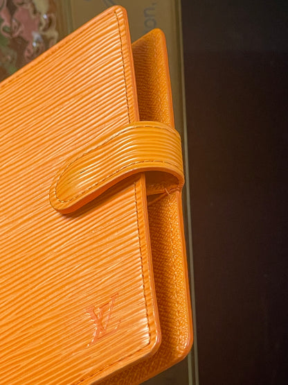 Authentic Louis Vuitton Epi Leather Agenda PM – Orange
