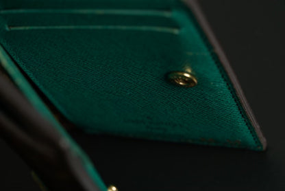 Authentic Louis Vuitton Monogram Wallet – Green Interior