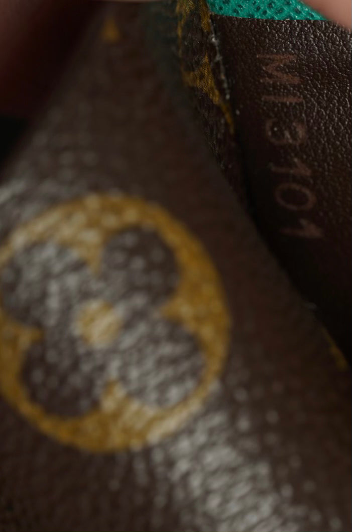 Authentic Louis Vuitton Monogram Wallet – Green Interior