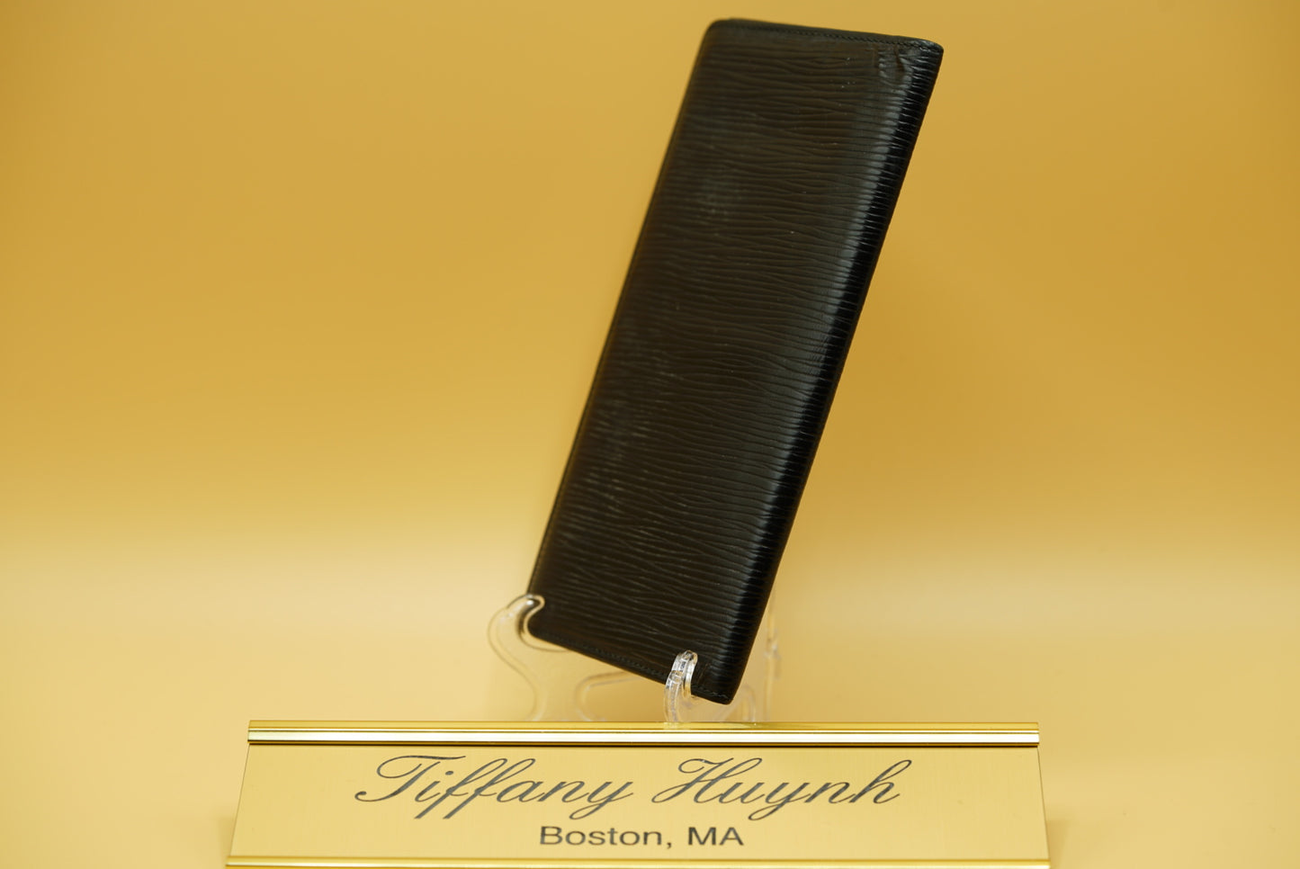 Louis Vuitton Epi Leather Checkbook Wallet – Noir