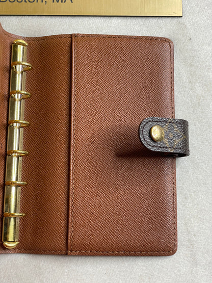 Authentic Louis Vuitton Monogram Agenda PM