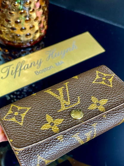 Authentic Louis Vuitton Monogram Multiclés 4 Key Holder