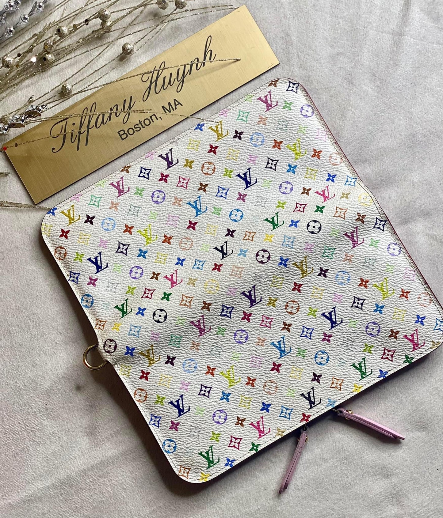 Authentic Louis Vuitton Monogram Multicolore Insolite Wallet – Blanc