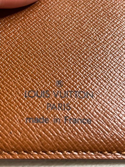 Authentic Louis Vuitton Monogram Porte-Cartes / Credit Yen Checkbook Wallet