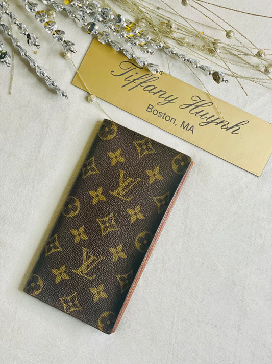 Authentic Louis Vuitton Monogram Porte-Cartes / Credit Yen Checkbook Wallet