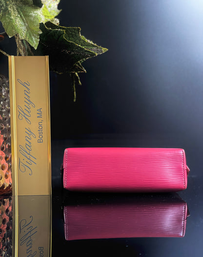 Authentic Louis Vuitton Epi Leather Cosmetic Pouch – Fuchsia