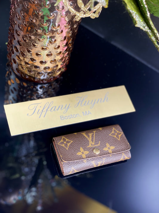 Authentic Louis Vuitton Monogram Multiclés 4 Key Holder