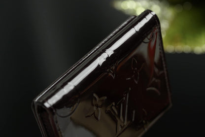 Authentic Louis Vuitton Vernis Business Card Holder Amarante