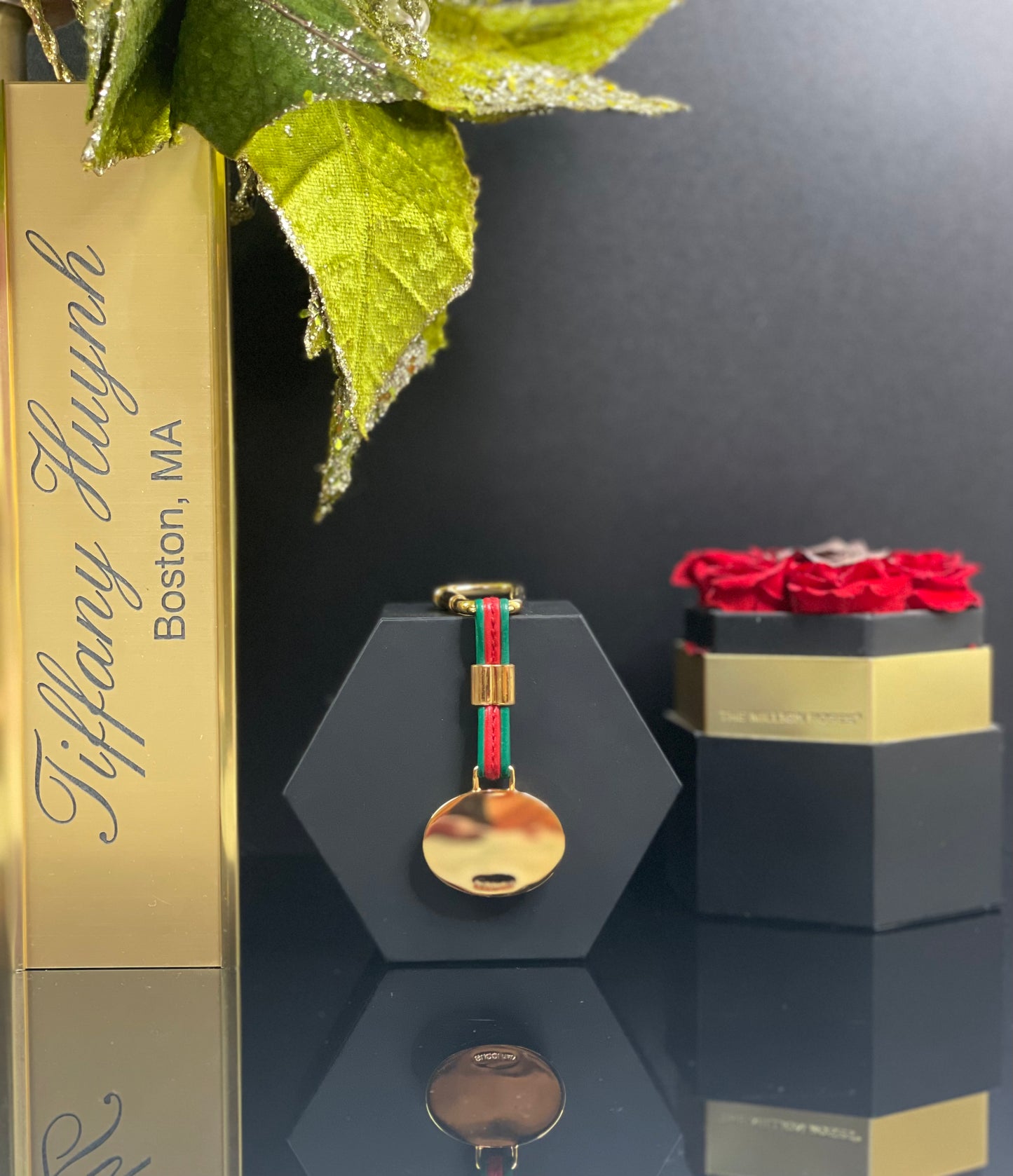Authentic Gucci Medallion Keychain & Bag Charm