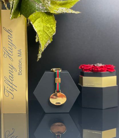 Authentic Gucci Medallion Keychain & Bag Charm