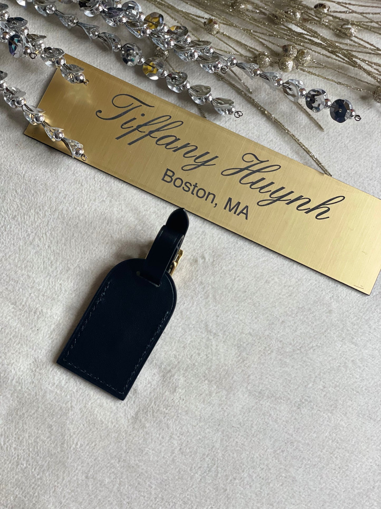 Authentic Louis Vuitton Odeon PM Luggage Tag – Noir